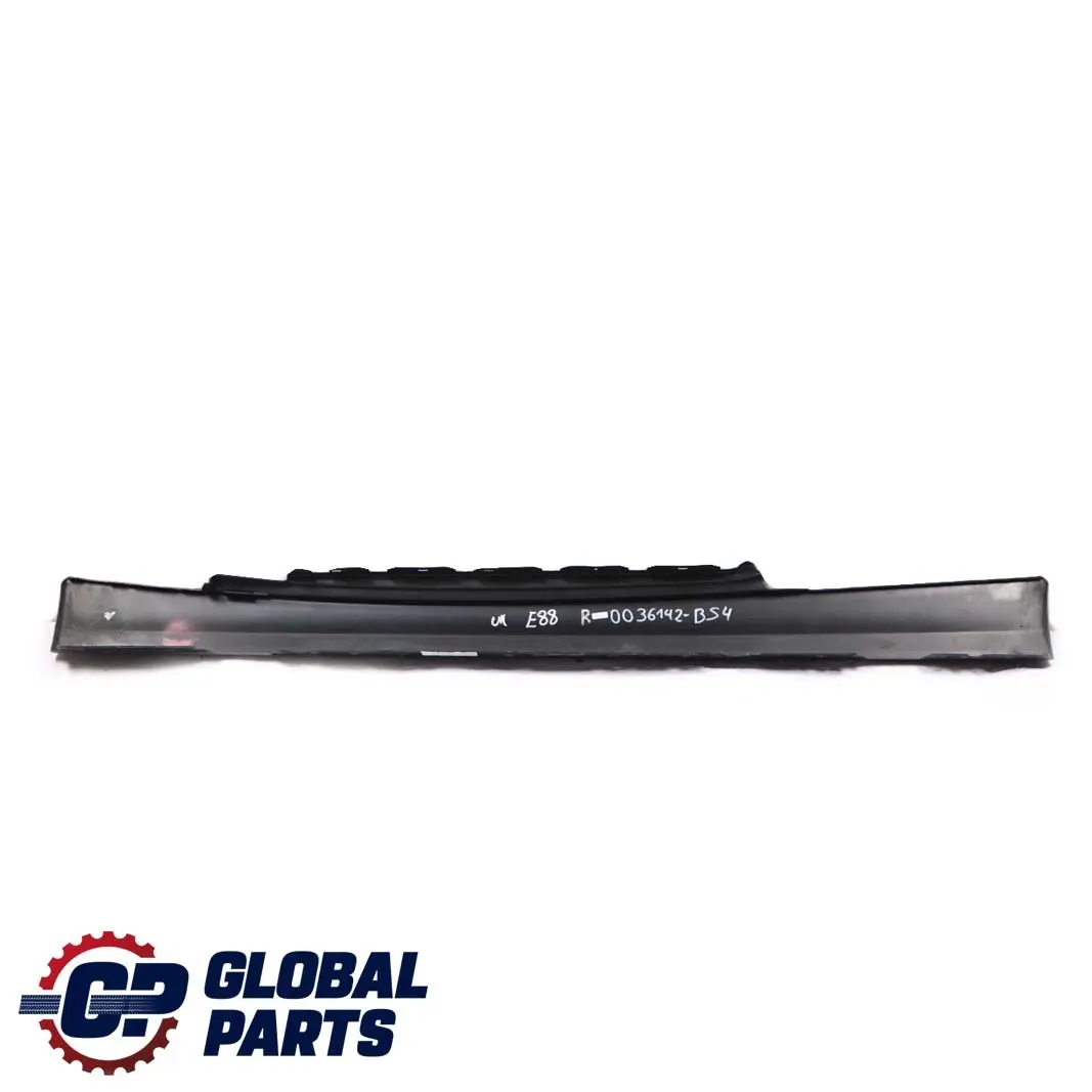 BMW E81 E82 E88 Sill Strip Side Skirt Right O/S Black Sapphire Metallic