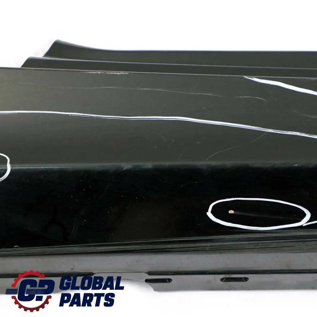 BMW E81 E82 E88 Sill Strip Side Skirt Right O/S Black Sapphire Metallic