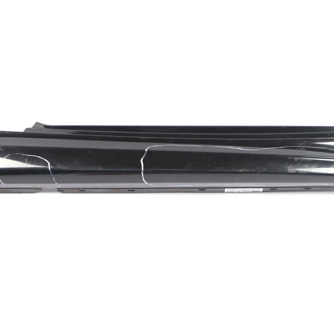 BMW E81 E82 Side Skirt Sill Strip Cover Right O/S Black Sapphire Metallic - 475