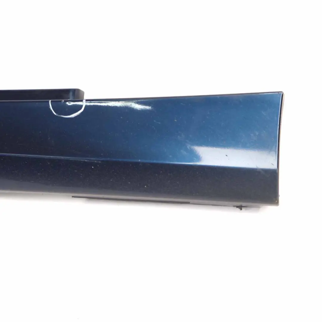 Side Skirt BMW E81 E82 E88 Sill Strip Right O/S Tiefseeblau Deep Sea Blue A76