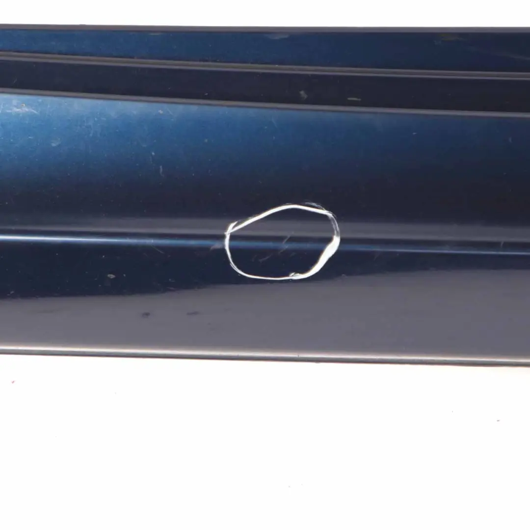 Side Skirt BMW E81 E82 E88 Sill Strip Right O/S Tiefseeblau Deep Sea Blue A76