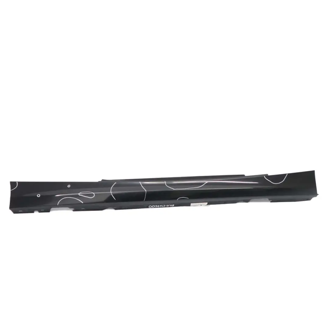 BMW E81 E82 E88 8 Sill Strip Side Skirt Right Schwarz 2 Black - 668