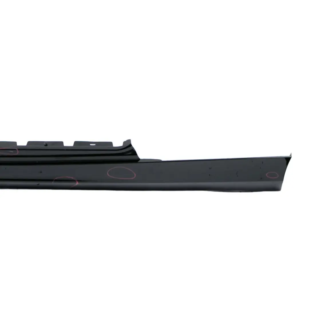 BMW E81 Side Skirt Sill Strip Right O/S E82 E88 Schwarz 2 Black - 668