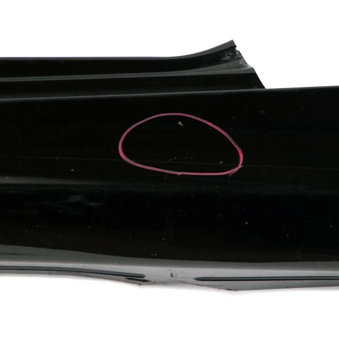 BMW E81 Side Skirt Sill Strip Right O/S E82 E88 Schwarz 2 Black - 668