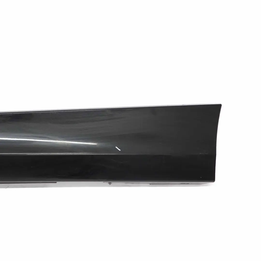 BMW E81 E82 E88 Sill Strip Side Skirt Left N/S Black Sapphire Metallic - 475