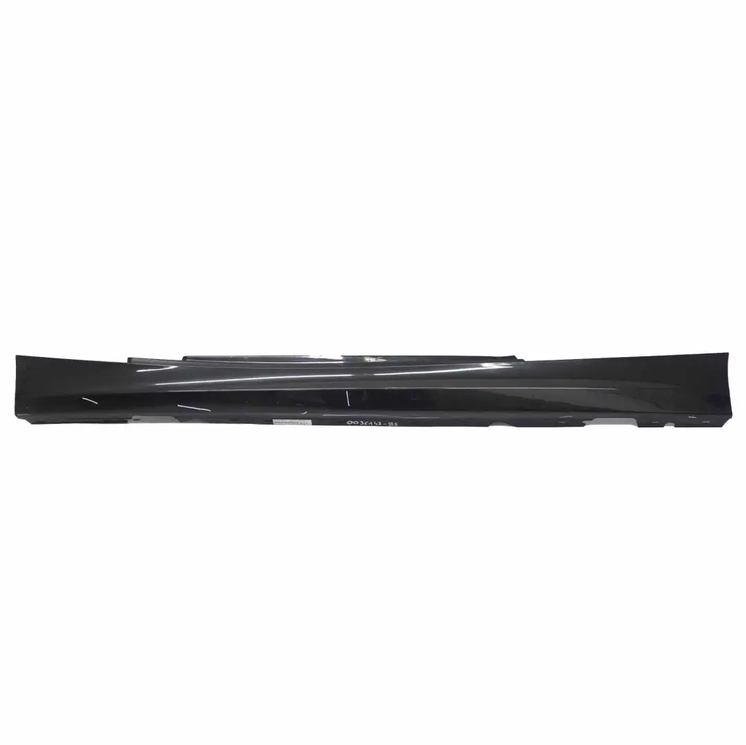 BMW E81 E82 E88 Sill Strip Side Skirt Left N/S Black Sapphire Metallic - 475