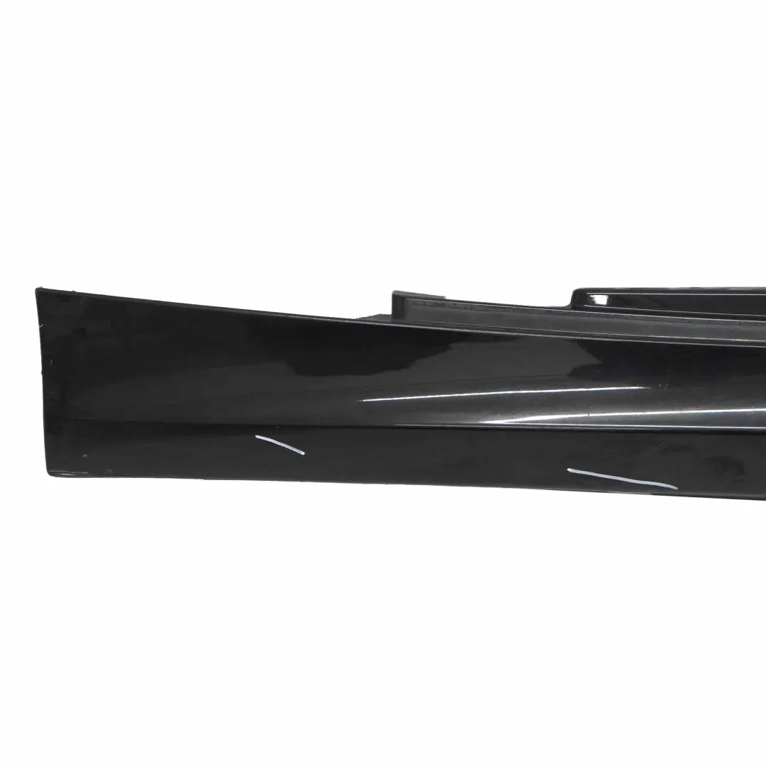 BMW E81 E82 E88 Sill Strip Side Skirt Left N/S Black Sapphire Metallic - 475