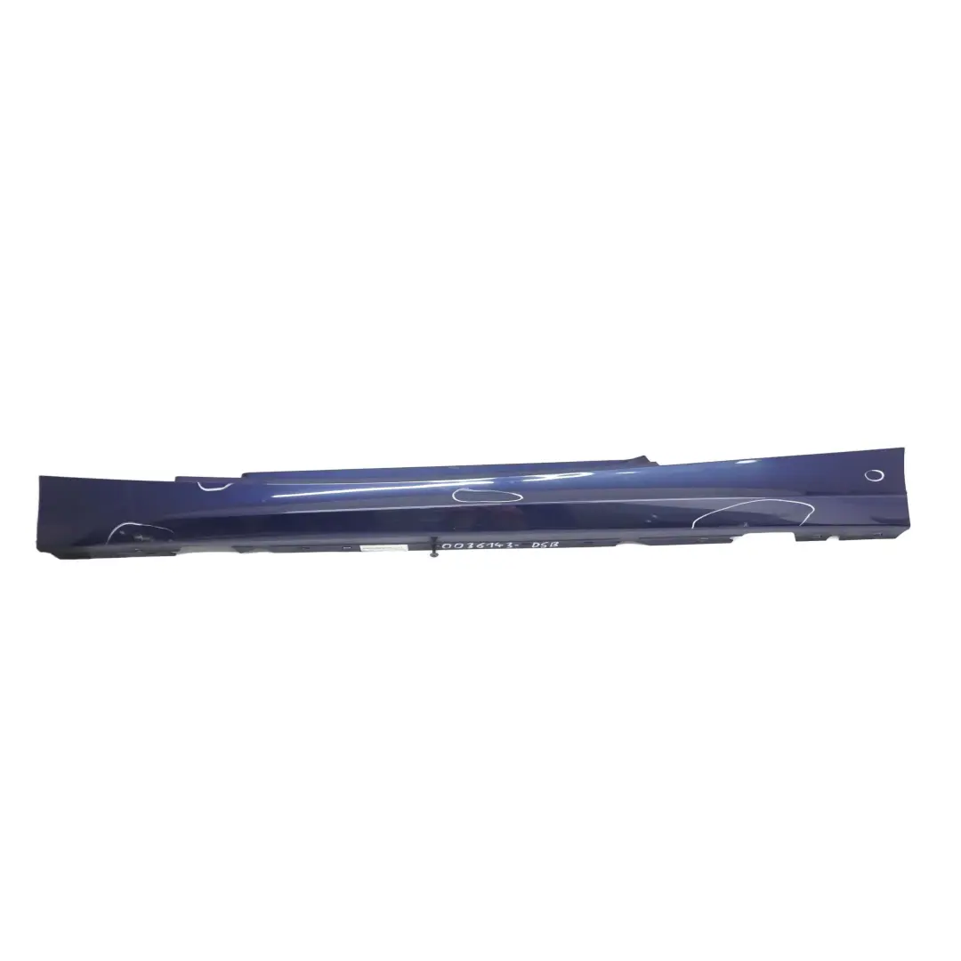 BMW 1 E81 E82 E88 Sill Strip Side Skirt Left N/S Tiefseeblau Deep Sea Blue - A76