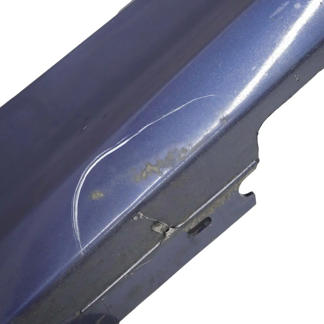 BMW 1 E81 E82 E88 Sill Strip Side Skirt Left N/S Tiefseeblau Deep Sea Blue - A76