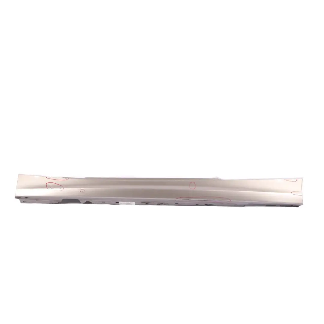 BMW 1 E81 E82 E88 Sill Strip Side Skirt Left N/S Kaschmirsilber Silver - A72