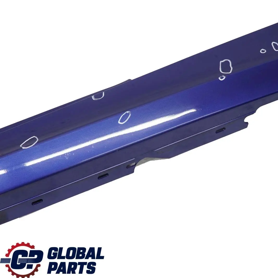 BMW 1 E81 E82 E88 2 Sill Strip Side Skirt Left N/S Montegoblau Blue - A51