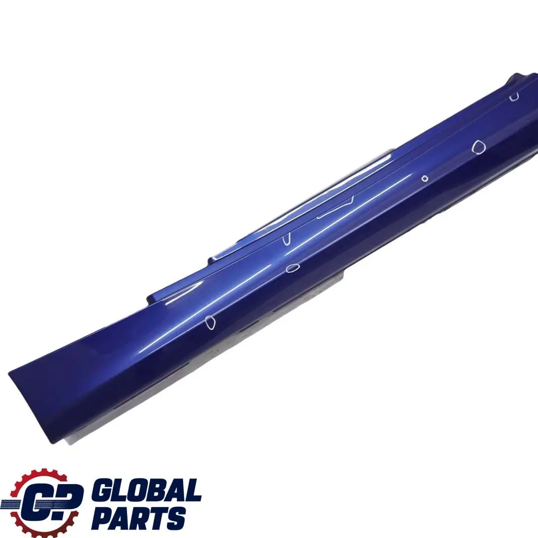 BMW 1 E81 E82 E88 2 Sill Strip Side Skirt Left N/S Montegoblau Blue - A51