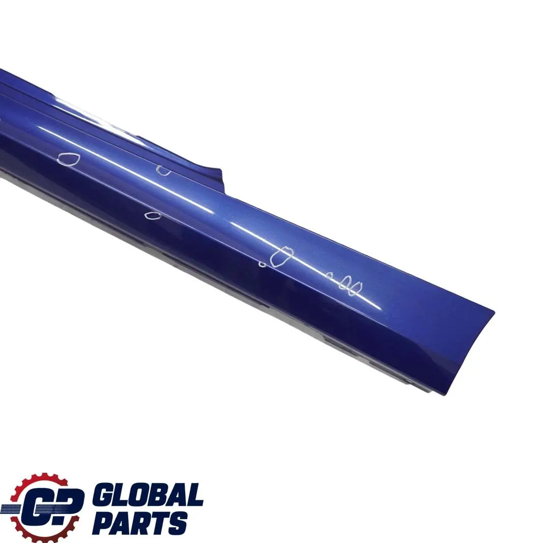 BMW 1 E81 E82 E88 2 Sill Strip Side Skirt Left N/S Montegoblau Blue - A51