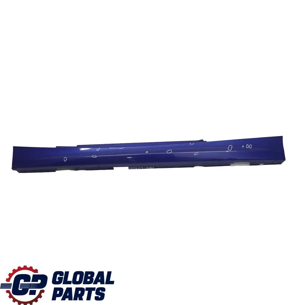 BMW 1 E81 E82 E88 2 Sill Strip Side Skirt Left N/S Montegoblau Blue - A51