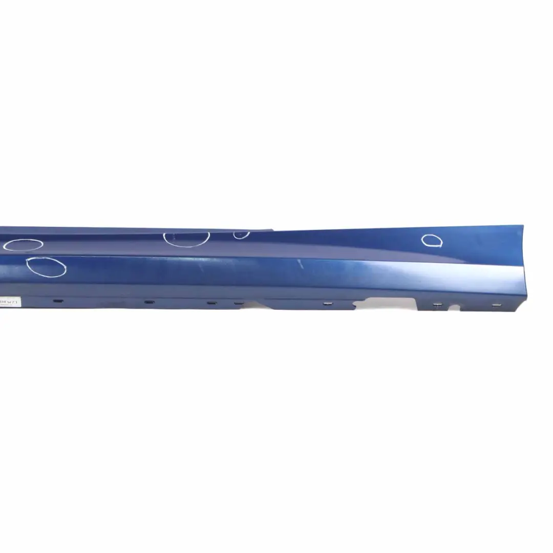 BMW E81 E82 E88 Sill Strip Side Skirt Left N/S Montegoblau Blau Blue - A51