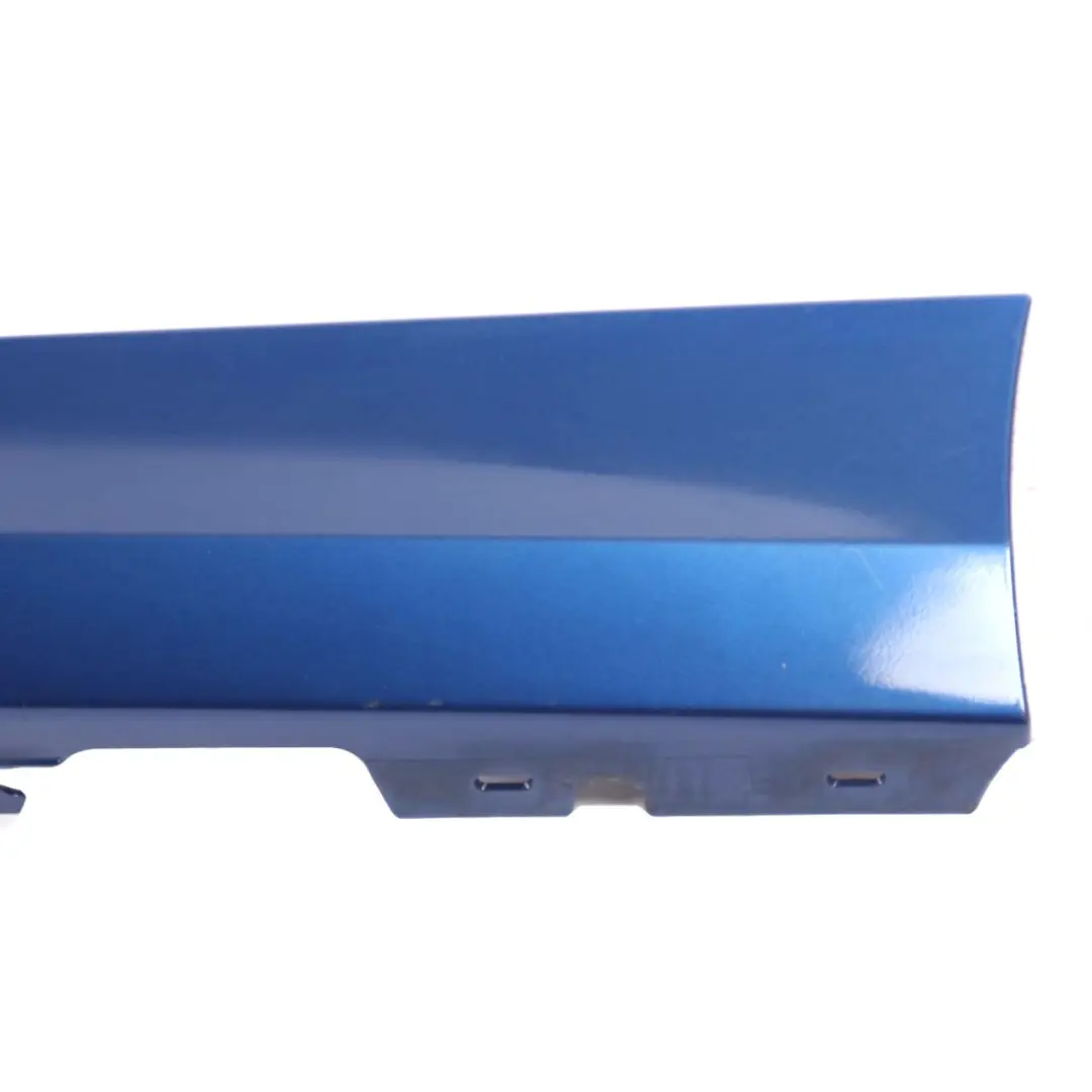 BMW 1 E81 E82 E88 6 Sill Strip Side Skirt Left N/S Montegoblau Blue - A51