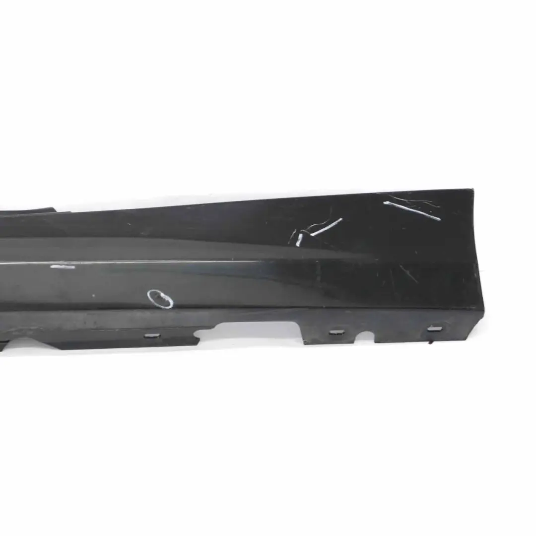 BMW E81 E82 Side Skirt Sill Strip Left N/S E88 Schwarz 2 Black - 668