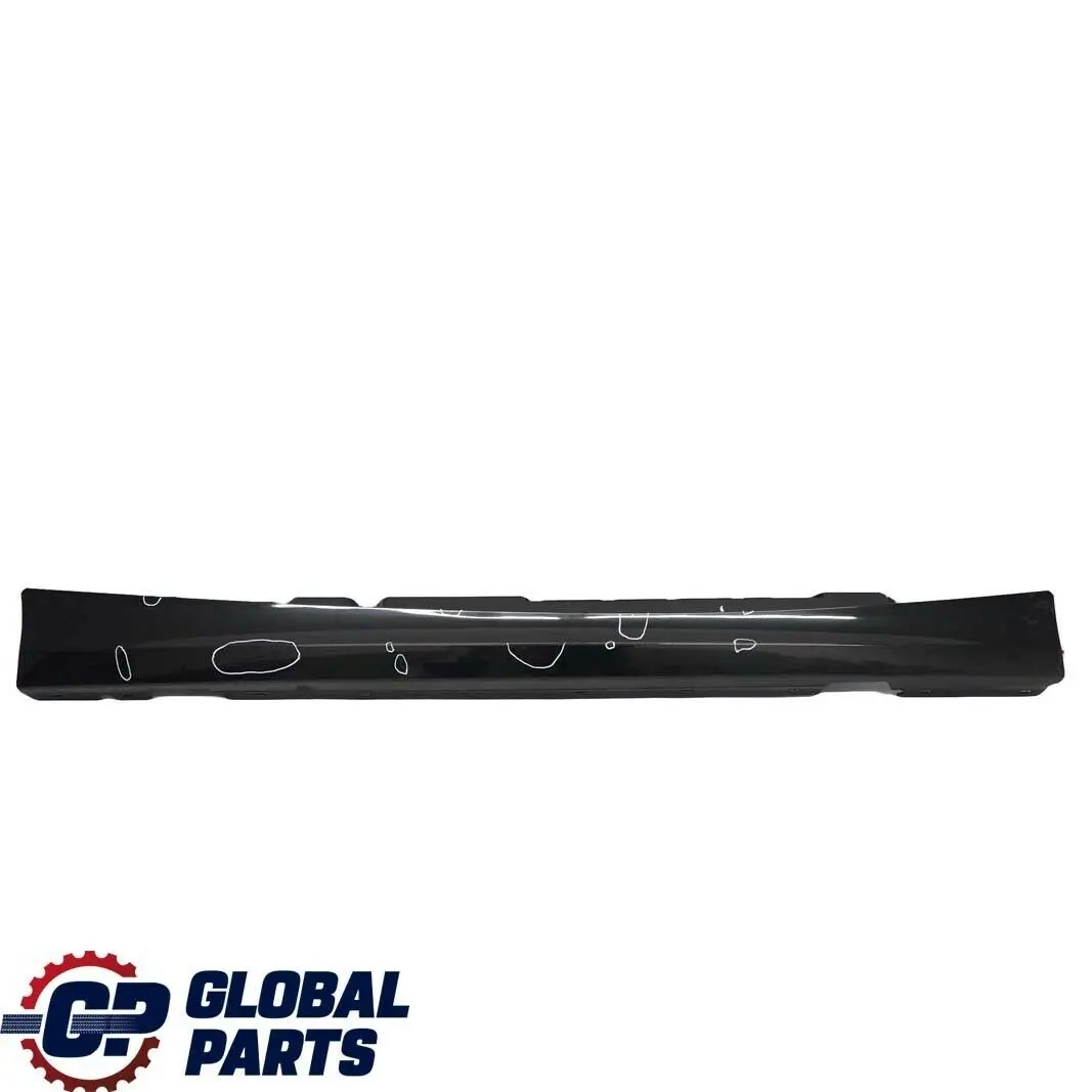 BMW E87 LCI Sill Strip Side Skirt Right O/S Black Sapphire Metallic 475 0036144