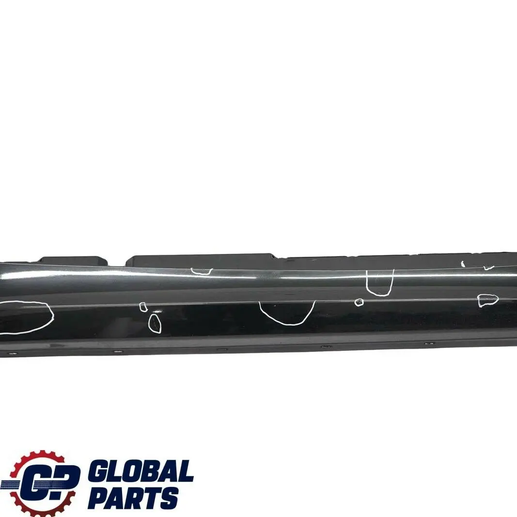 BMW E87 LCI Sill Strip Side Skirt Right O/S Black Sapphire Metallic 475 0036144