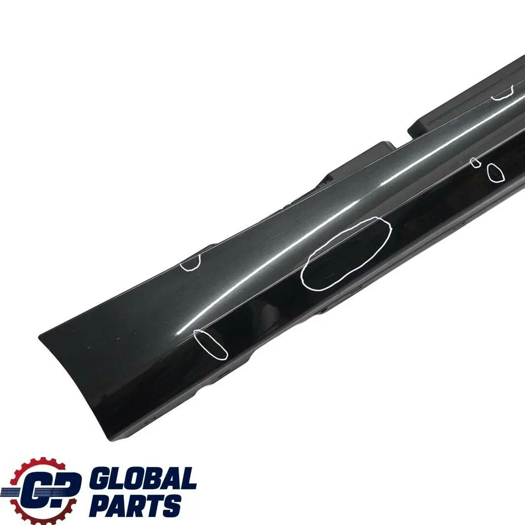 BMW E87 LCI Sill Strip Side Skirt Right O/S Black Sapphire Metallic 475 0036144