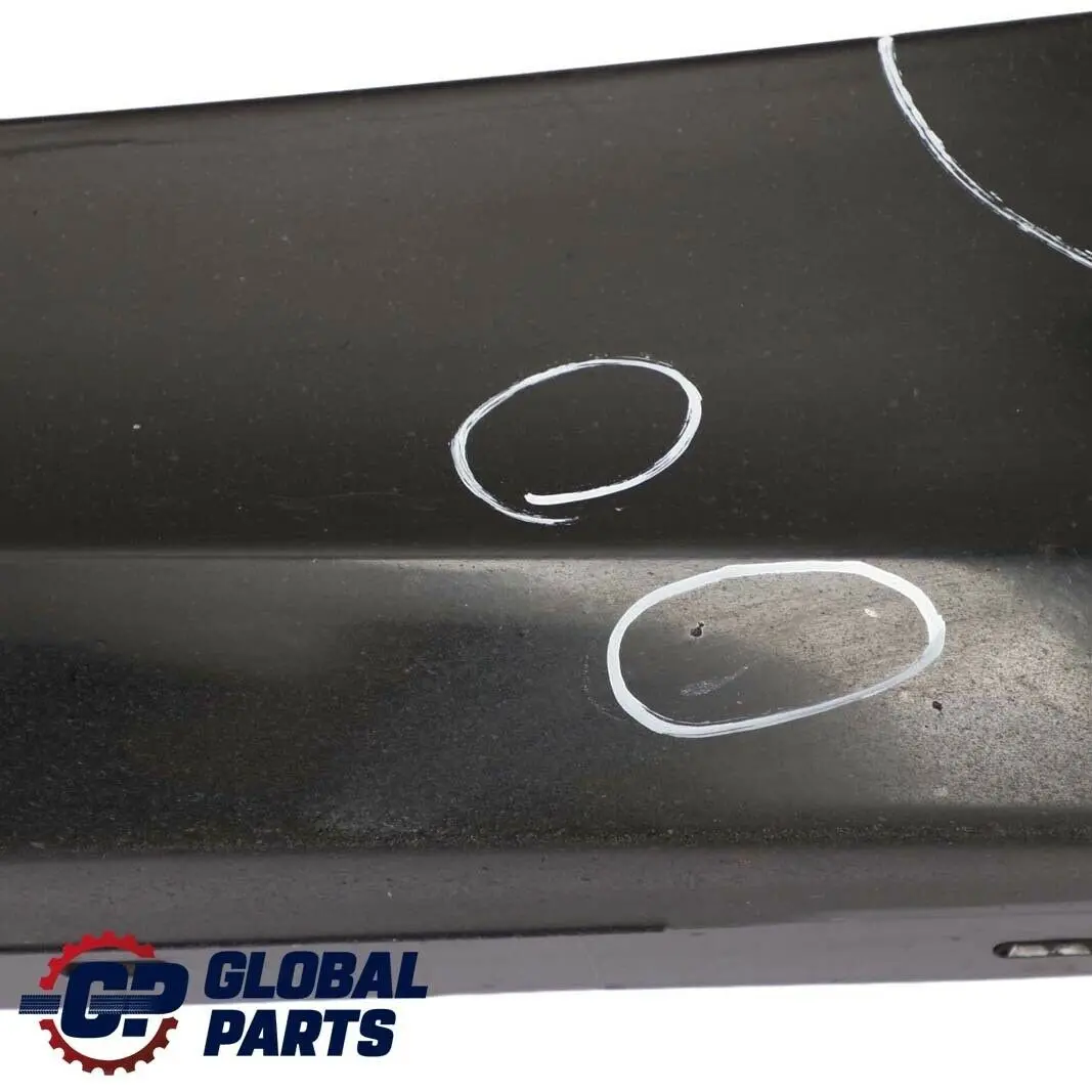 BMW E87 LCI Bas de Porte Couverture Seuil Droite Noir