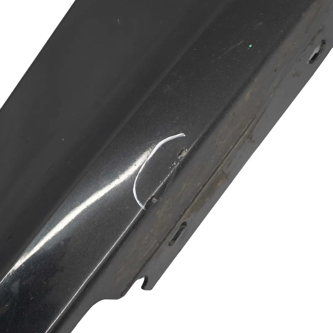 BMW E87 LCI Sill Strip Faldon Lateral Derecho Negro Zafiro Metalizado - 475