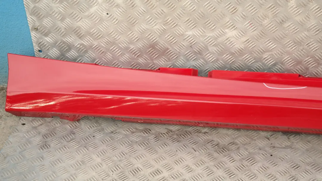 BMW E87 LCI Bas de Porte Couverture Seuil Droite Rouge Carmin Rouge A61