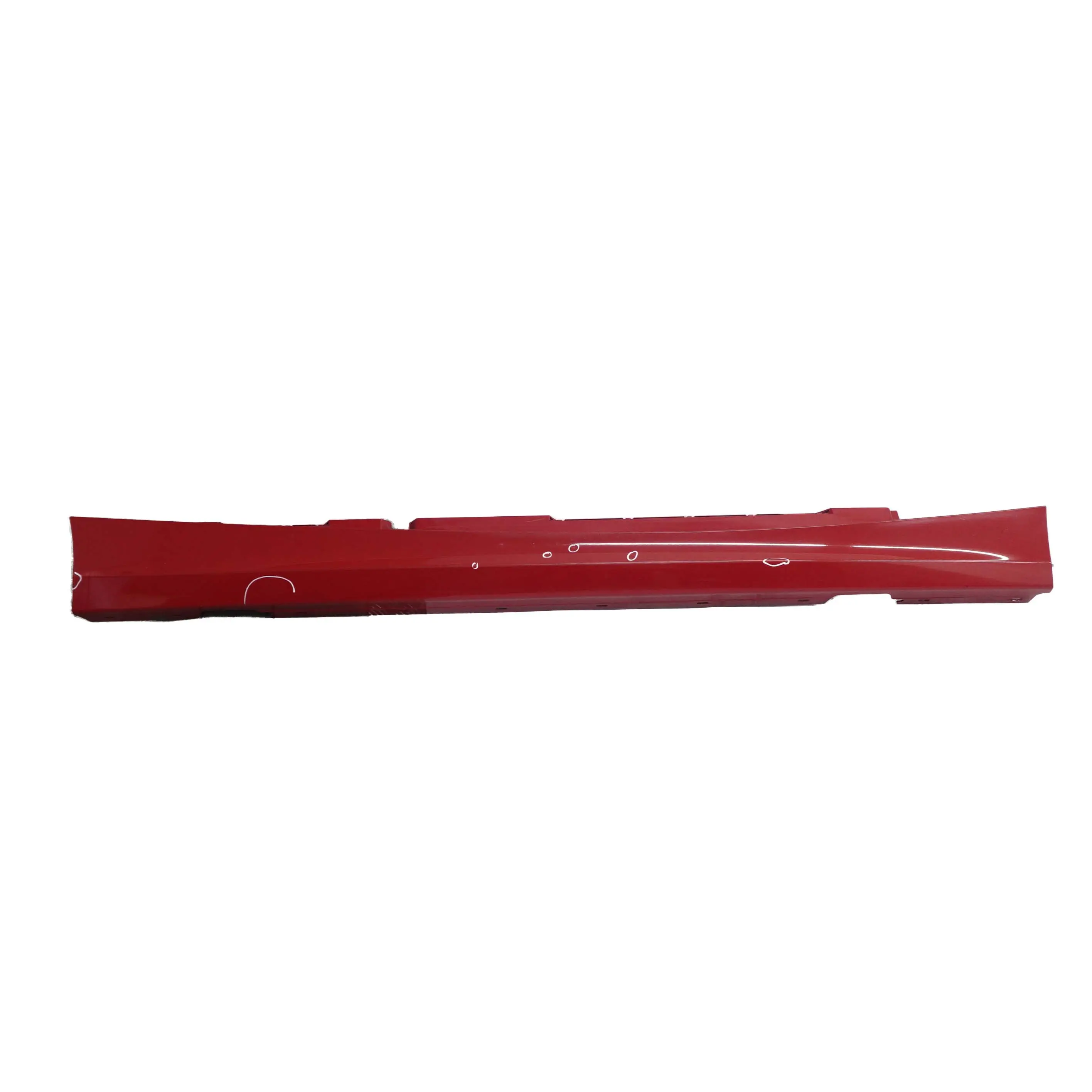 BMW E87 LCI Bas de Porte Couverture Seuil Droite Rouge Carmin Rouge De