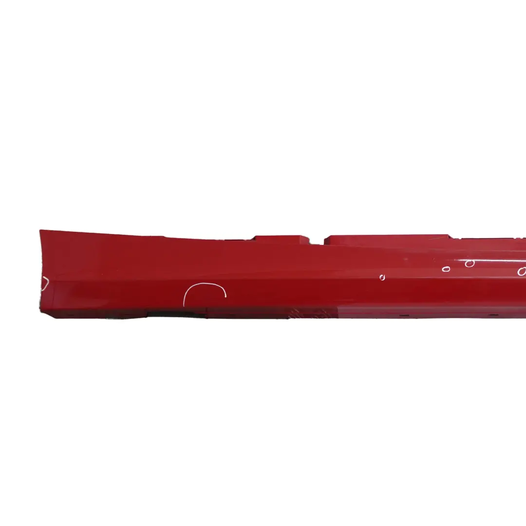 BMW E87 LCI Bas de Porte Couverture Seuil Droite Rouge Carmin Rouge De