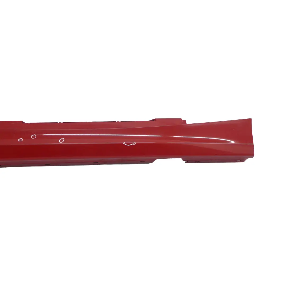 BMW E87 LCI Bas de Porte Couverture Seuil Droite Rouge Carmin Rouge De