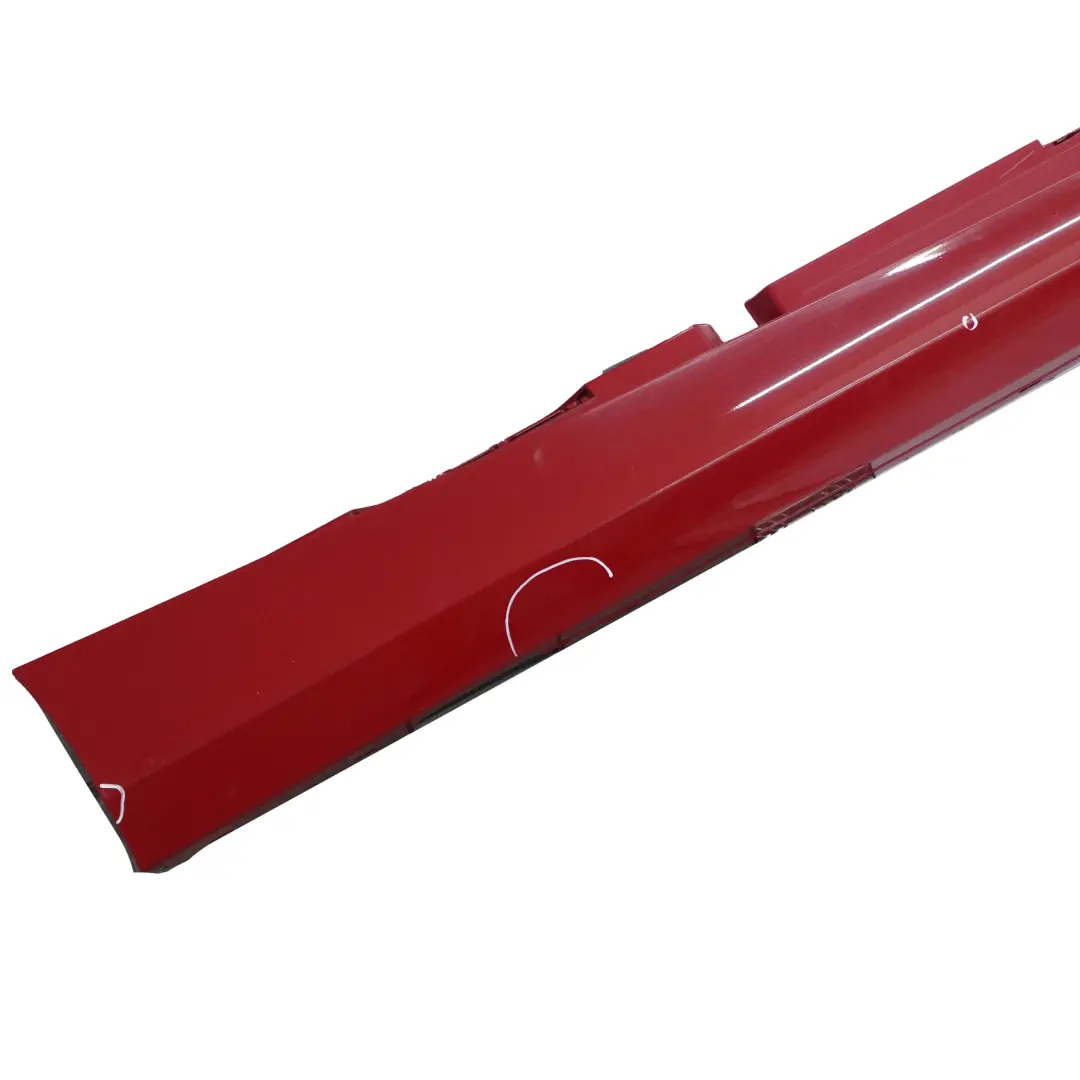 BMW E87 LCI Bas de Porte Couverture Seuil Droite Rouge Carmin Rouge De