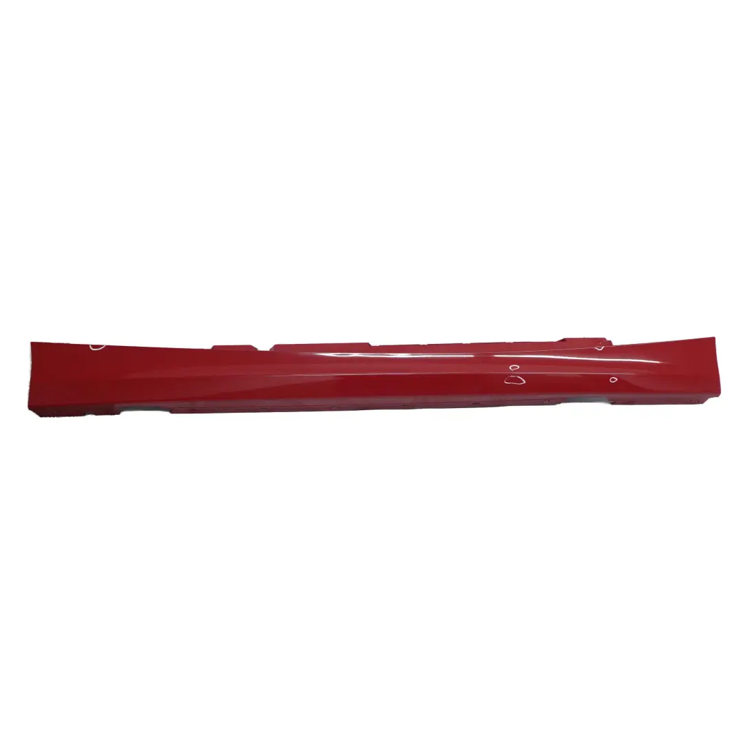 BMW E87 LCI Bas de Porte Seuil Bouchon Droit Rouge Carmin Rouge - A61