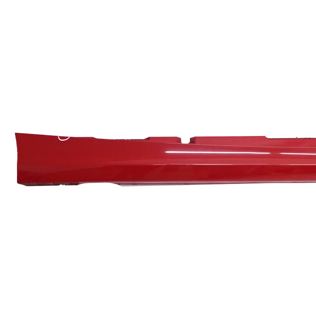 BMW E87 LCI Bas de Porte Seuil Bouchon Droit Rouge Carmin Rouge - A61