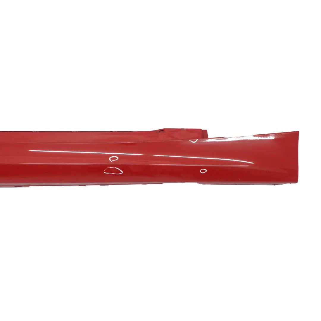 BMW E87 LCI Bas de Porte Seuil Bouchon Droit Rouge Carmin Rouge - A61