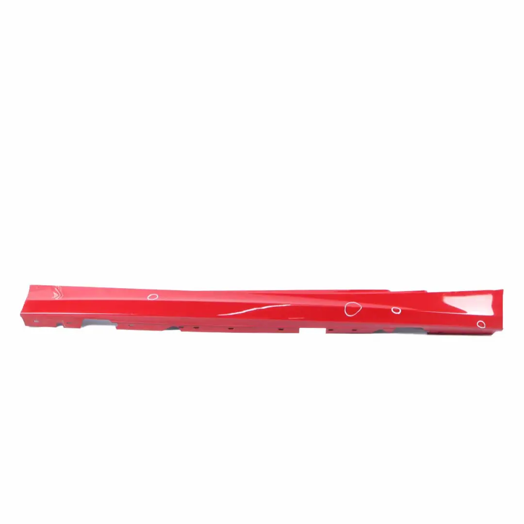 BMW E81 E82 Side Skirt Sill Strip Right O/S Karmesinrot Crimson Red Rot - A61