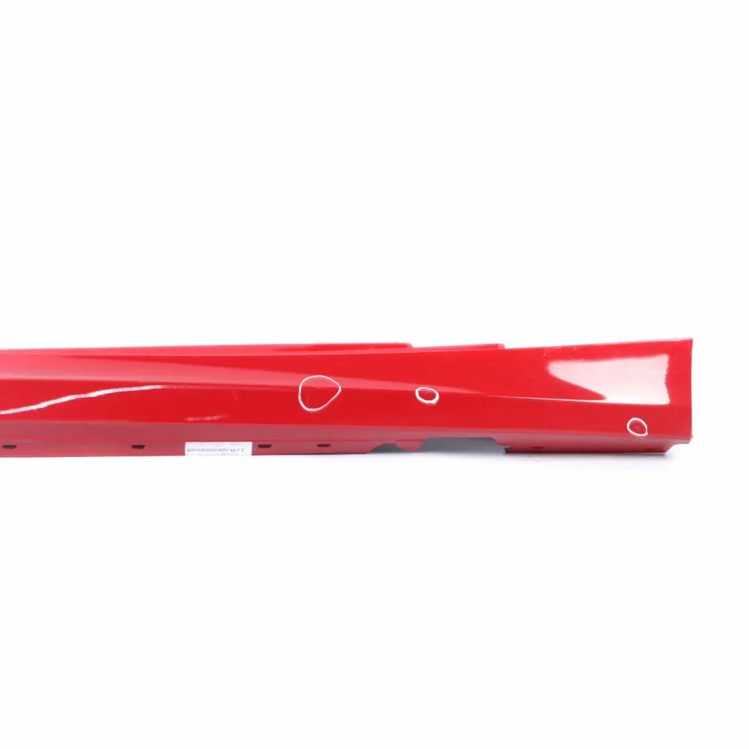 BMW E81 E82 Side Skirt Sill Strip Right O/S Karmesinrot Crimson Red Rot - A61