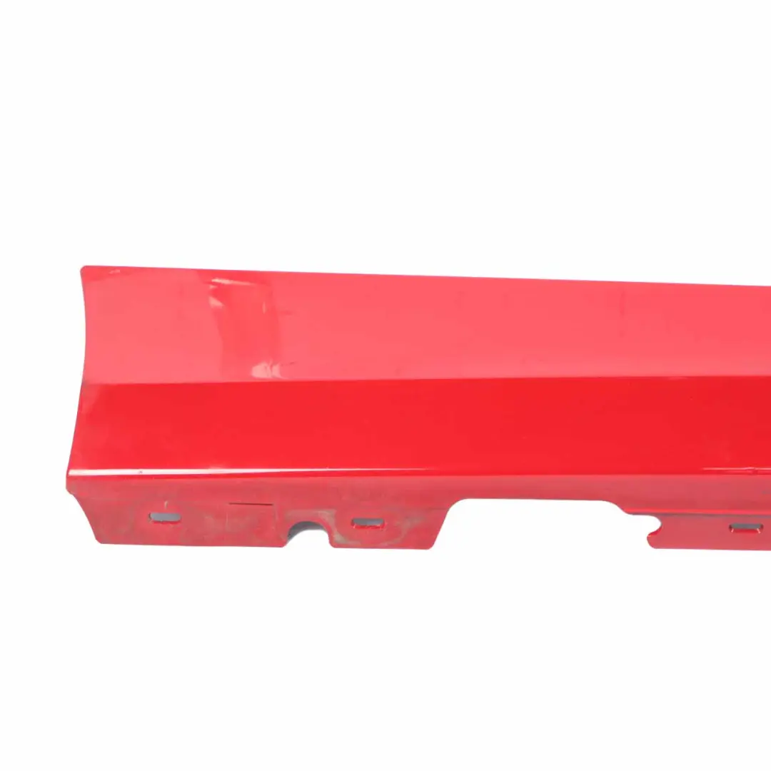 BMW E81 E82 Side Skirt Sill Strip Right O/S Karmesinrot Crimson Red Rot - A61