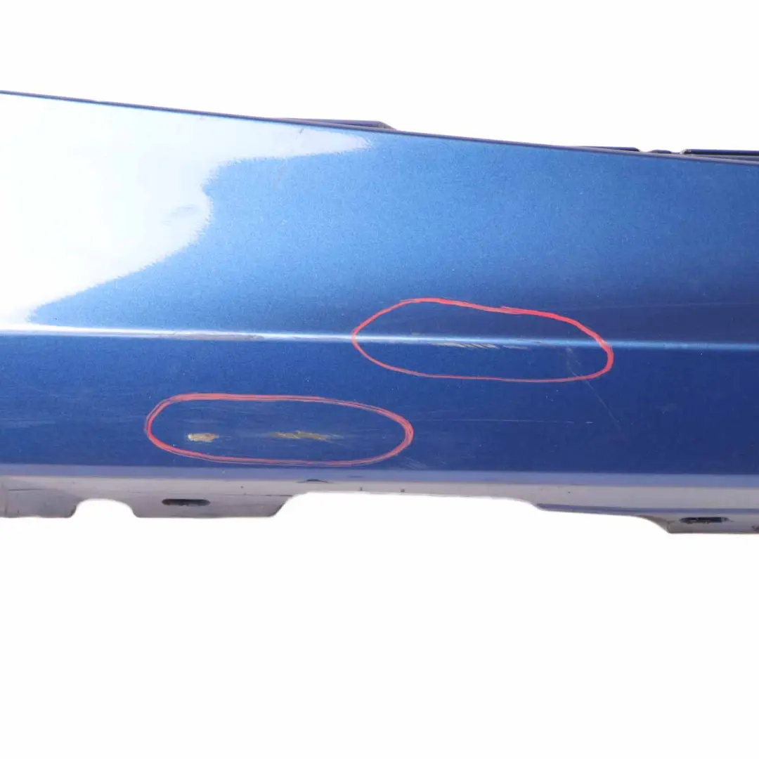 BMW E87 LCI Side Skirt Sill Strip Right O/S Montegoblau Blue Metallic - A51