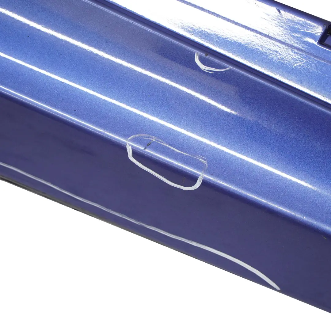 BMW 1 E87 LCI 3 Sill Strip Side Skirt Right O/S Montegoblau Montego Blau - A51