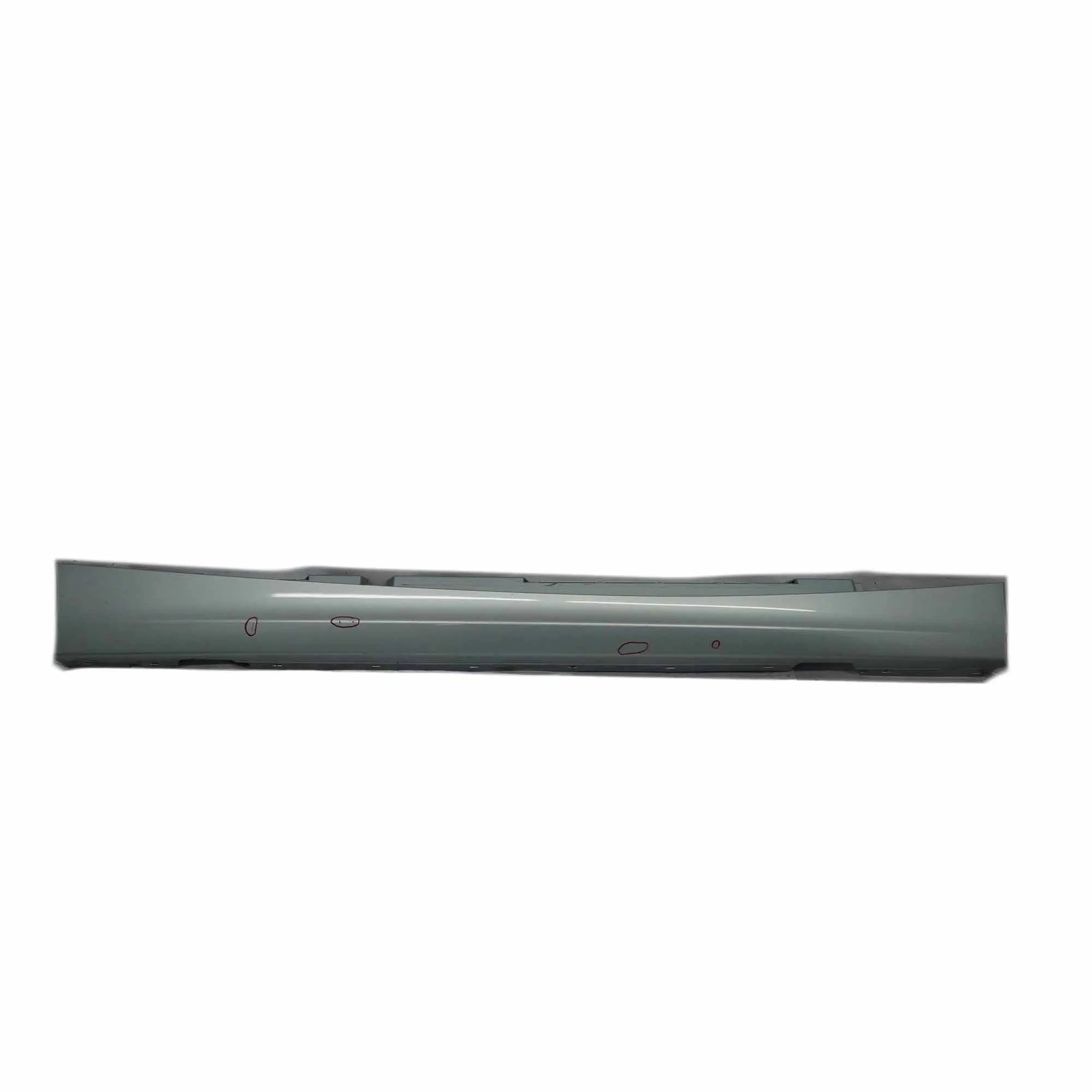 BMW E87 LCI Sill Strip Faldon Lateral Derecho Patagoniagruen Verde - A71