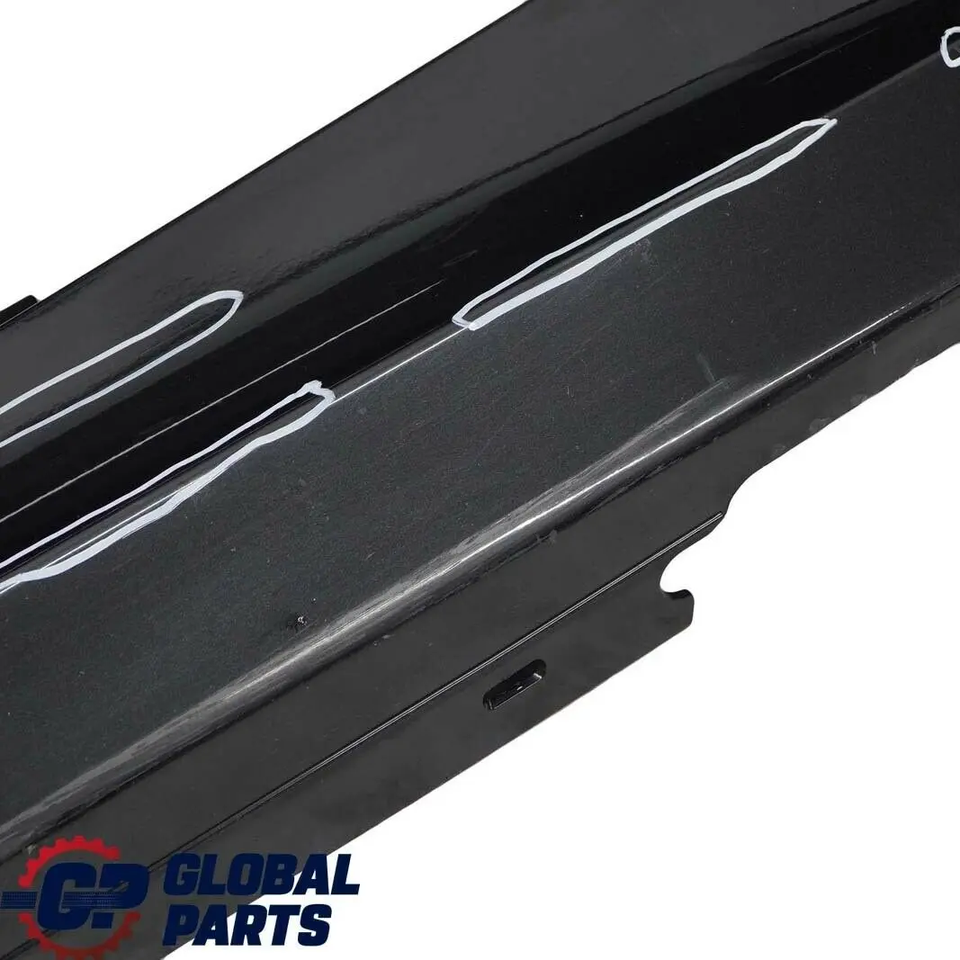 BMW E87 LCI E87N Sill Strip Side Skirt Left N/S Black Sapphire Metallic - 475