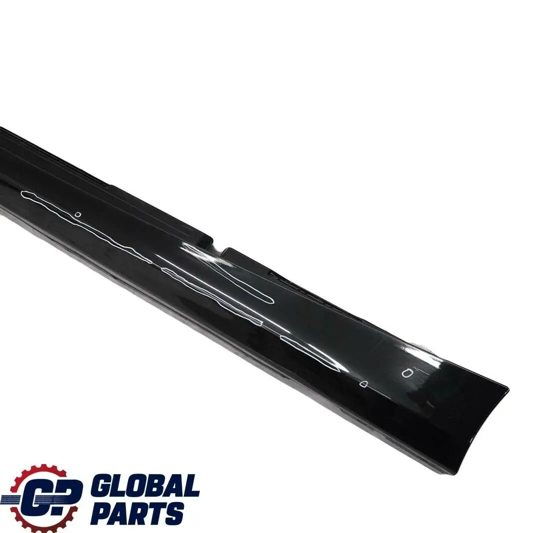 BMW E87 LCI E87N Sill Strip Side Skirt Left N/S Black Sapphire Metallic - 475