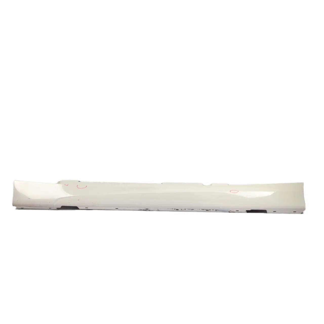 BMW E87 LCI Sill Strip Side Skirt Left N/S Alpinweiss III White - 300