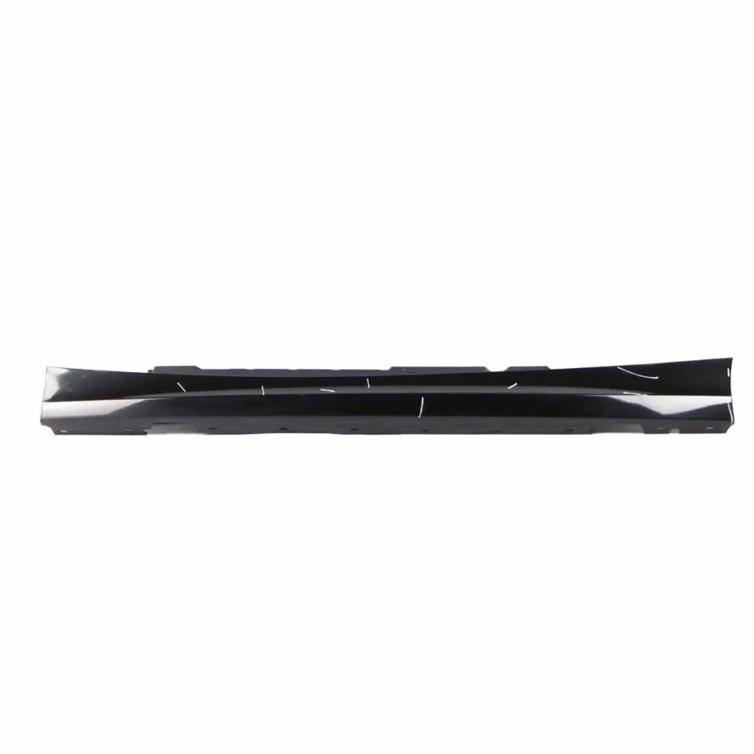 BMW E87 LCI Sill Strip Side Skirt Left N/S Black Sapphire Metallic - 475