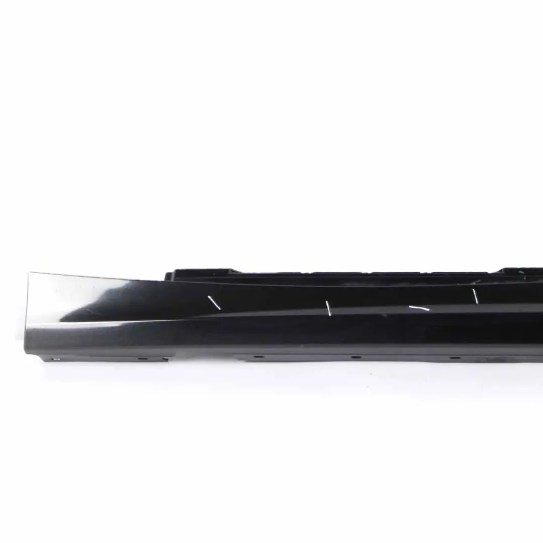 BMW E87 LCI Sill Strip Side Skirt Left N/S Black Sapphire Metallic - 475