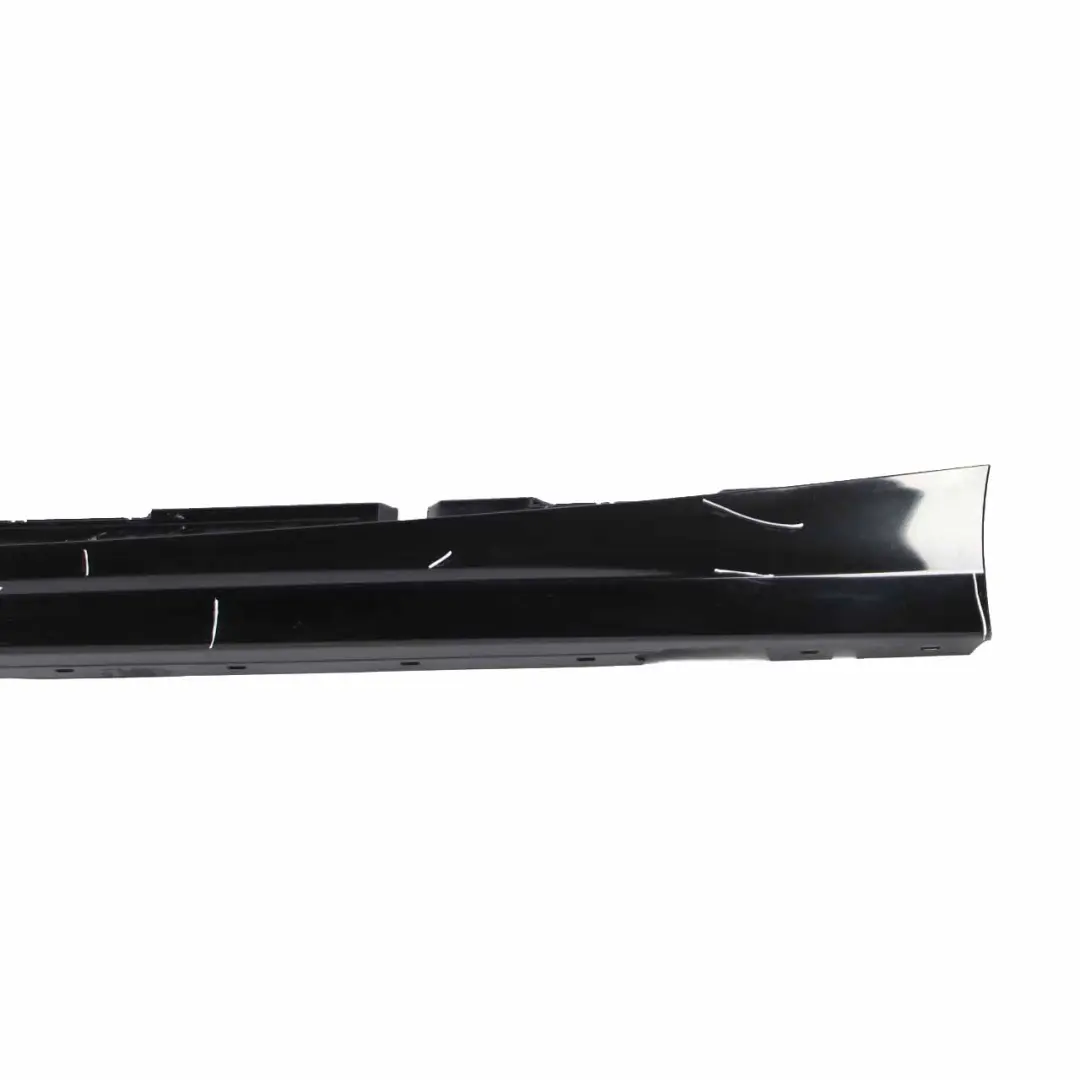 BMW E87 LCI Sill Strip Side Skirt Left N/S Black Sapphire Metallic - 475