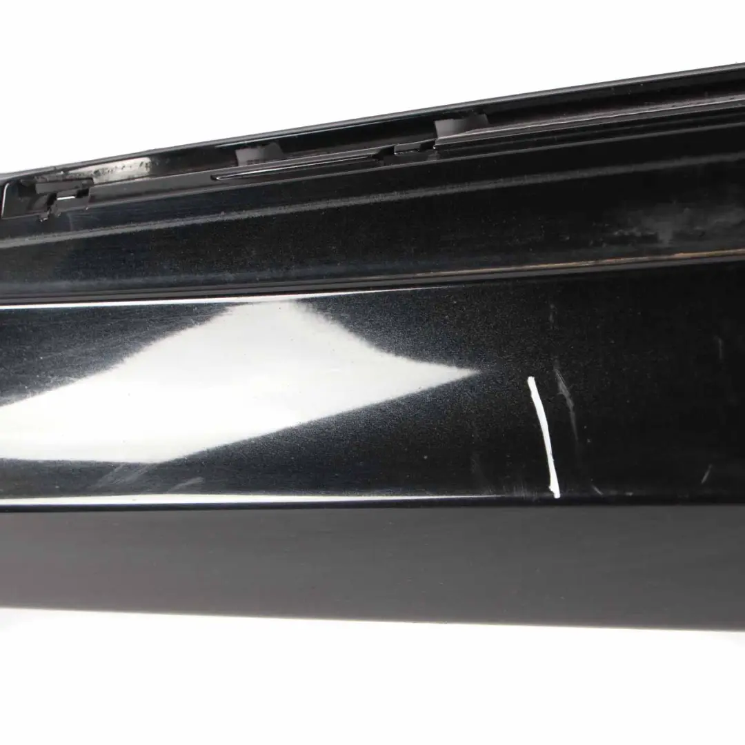 BMW E87 LCI Sill Strip Side Skirt Left N/S Black Sapphire Metallic - 475