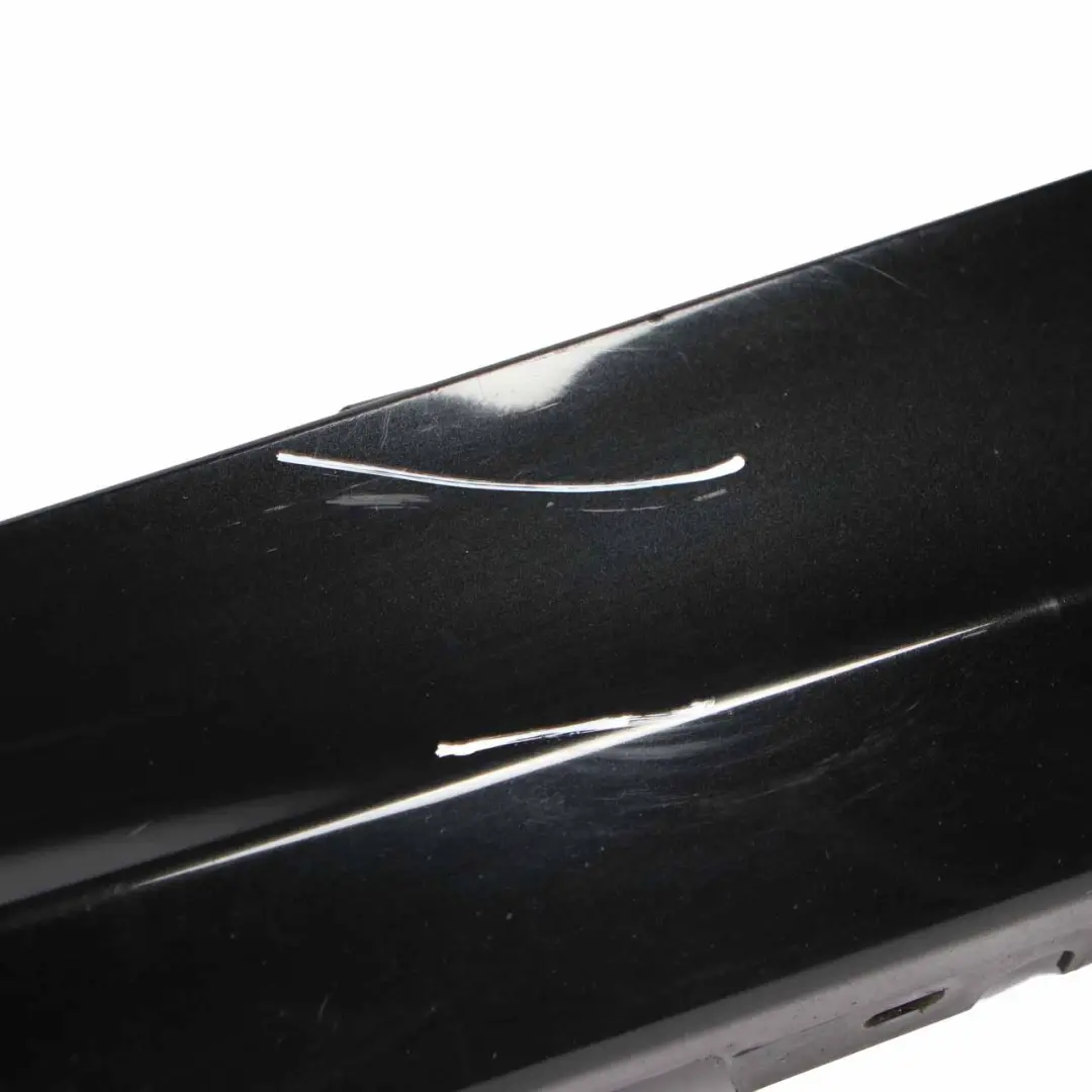 BMW E87 LCI Sill Strip Side Skirt Left N/S Black Sapphire Metallic - 475