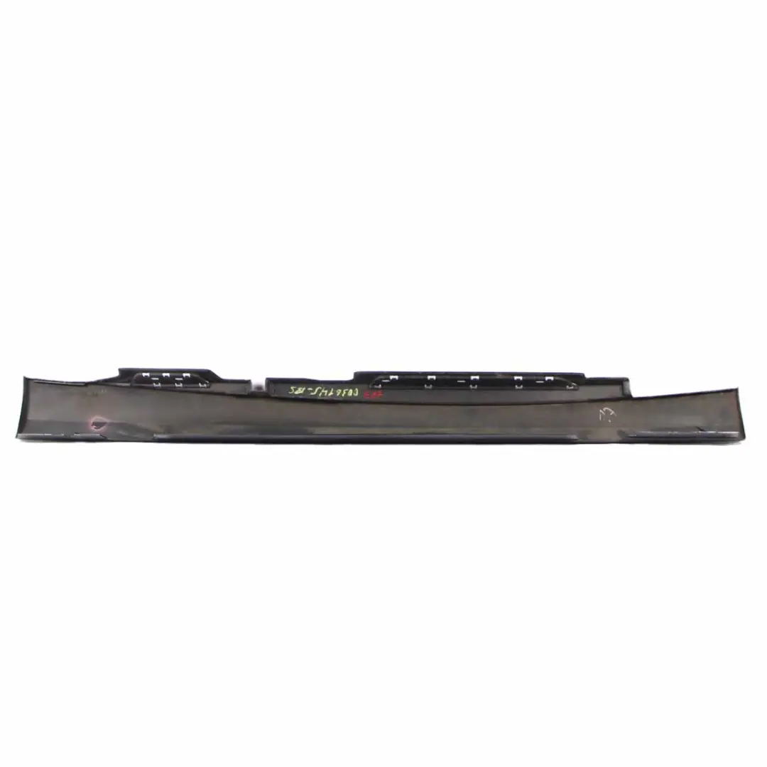 BMW E87 LCI Sill Strip Side Skirt Left N/S Black Sapphire Metallic - 475