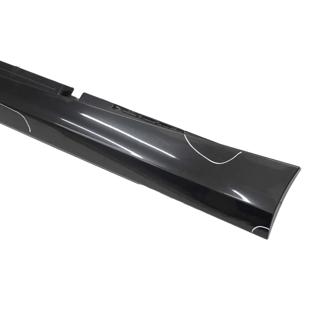 BMW E87 LCI Faldon lateral izquierdo Sill Strip Negro Zafiro Metalico - 475